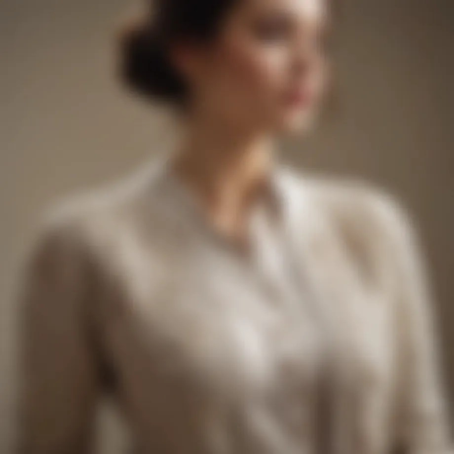 Elegant cardigan style showcasing intricate details