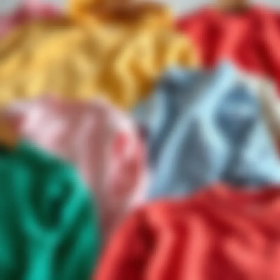 Cozy children's sweatshirts in various colors