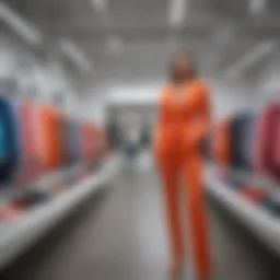 A vibrant clothing store showcasing modern fashion