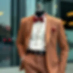 Elegant suit pairing for formal events