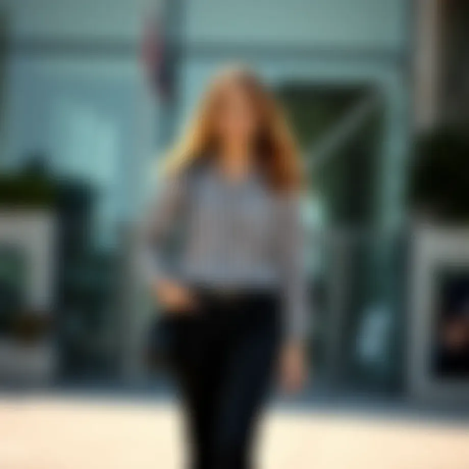 Elegant striped shirt showcasing modern fashion trends