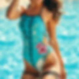 Elegant collection of swimwear showcasing various styles