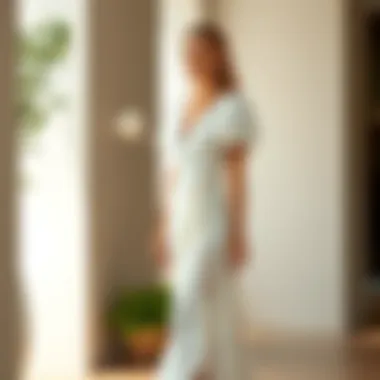 Elegant Light Summer Dress Light summer dress showcasing elegant designs