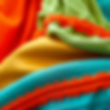 Vibrant Summer Colors and Textures Vibrant colors and textures for summer dresses