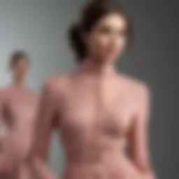 A stunning collection of modest fashion outfits displayed elegantly.